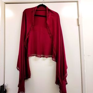 Banana Republic garnet wrap